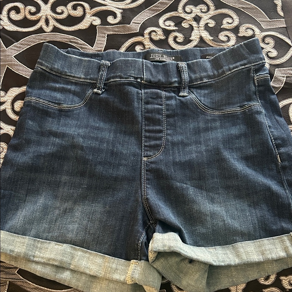 Judy Blue Women's Dark Denim Jean Shorts